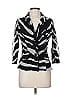 Alberto Makali 100% Polyester Stripes Black Blazer Size M - photo 1