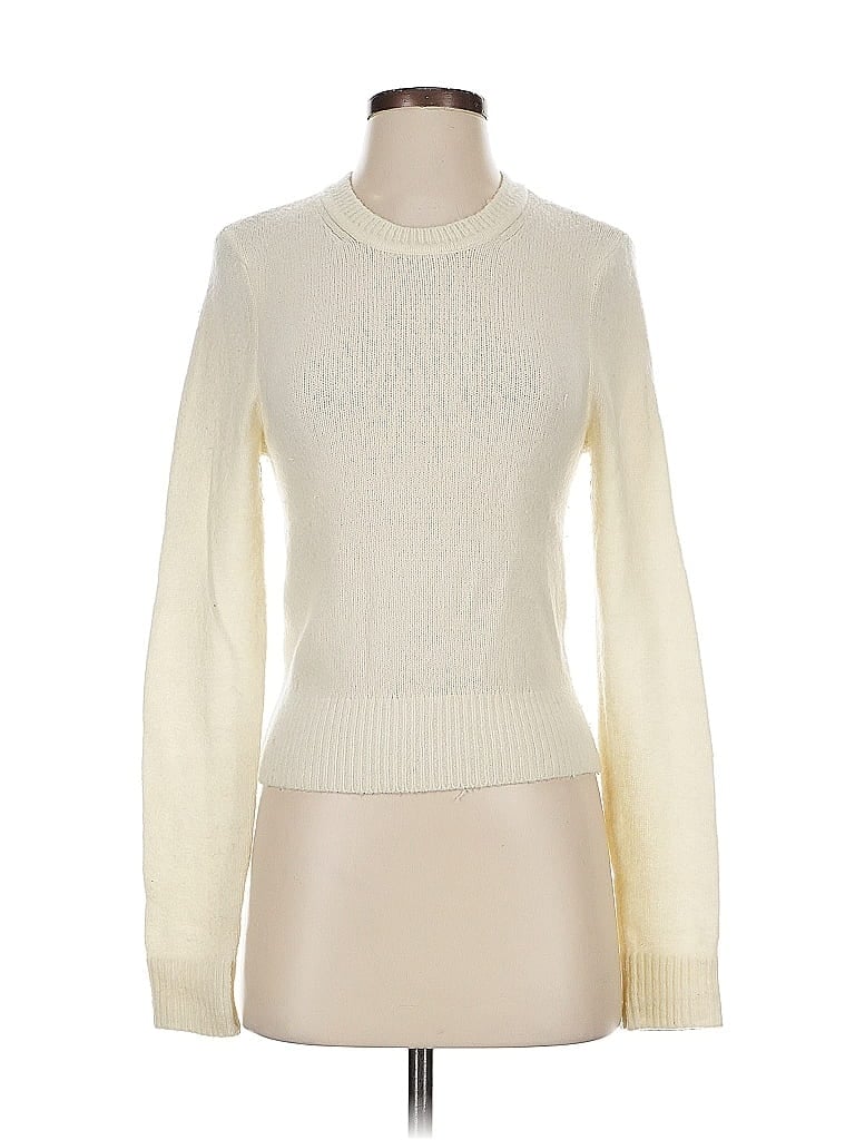 ABERCROMBIE & FITCH Pre-owned Turtleneck Sweater In White