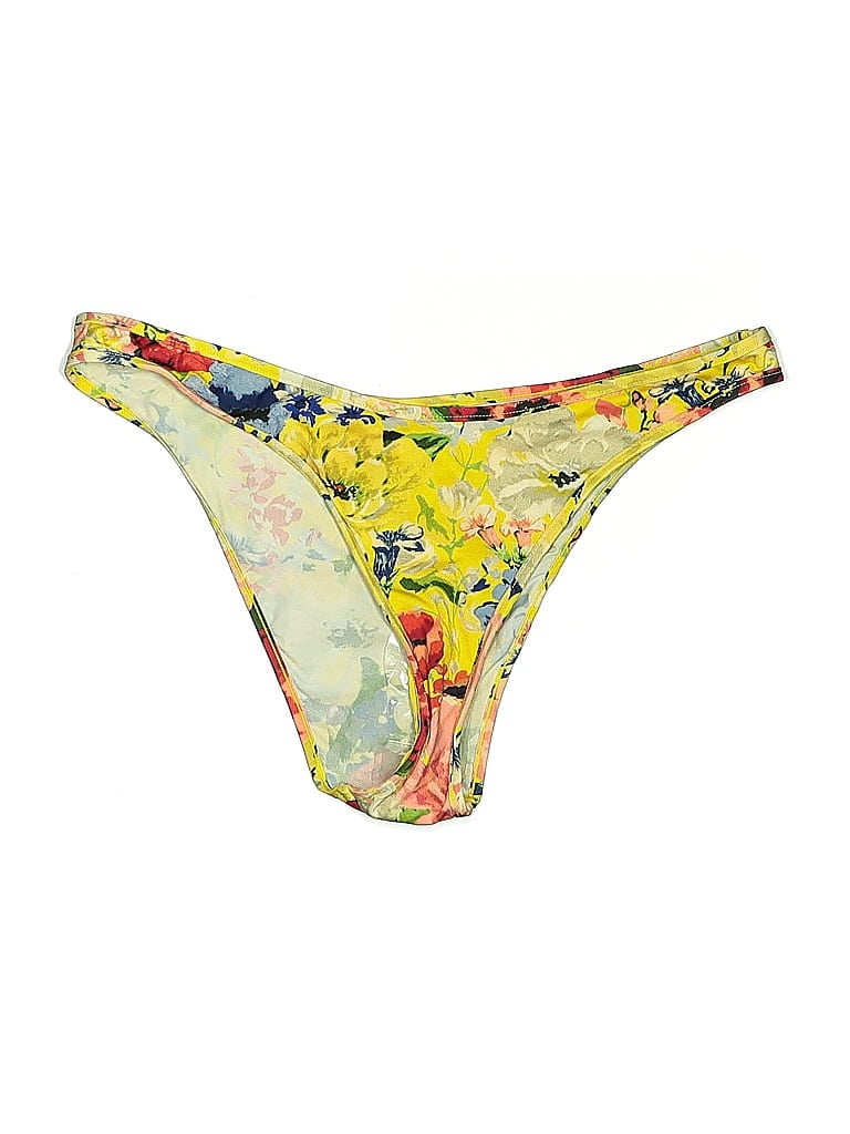 Pre-owned Zimmermann Swimsuit Bottoms In Yellow