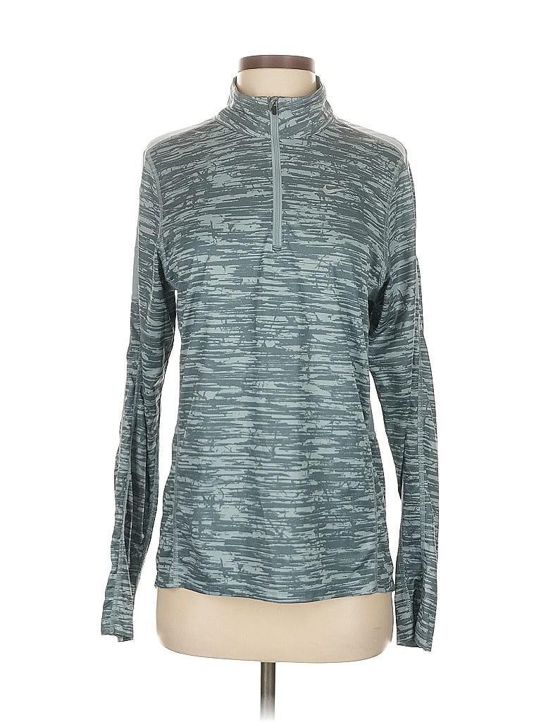 Pre-owned Nike Long Sleeve T-shirt In Gray