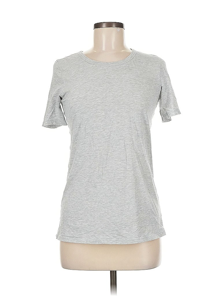 Pre-owned Lululemon Athletica Short Sleeve T-shirt In Gray