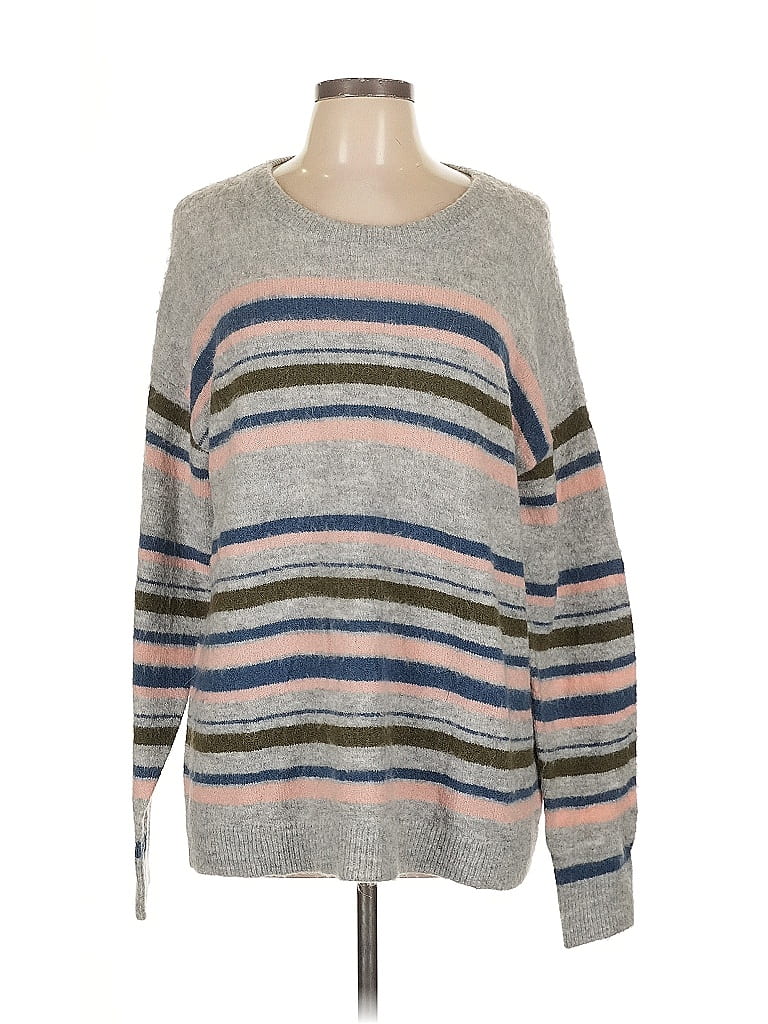Pre-owned Caslon Pullover Sweater In Gray