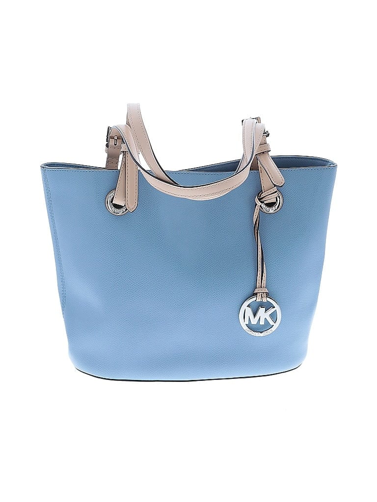 Pre-owned Michael Michael Kors Tote Bag In Blue