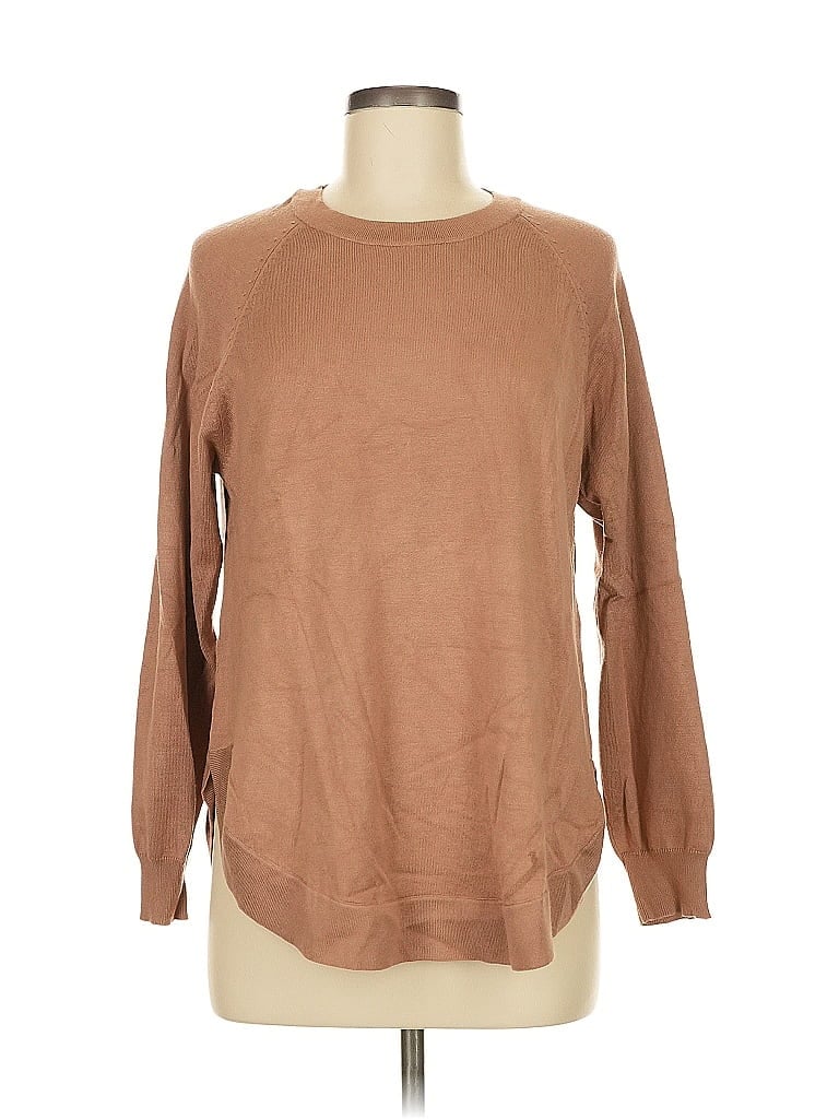 Pre-owned Gallery Pullover Sweater In Brown
