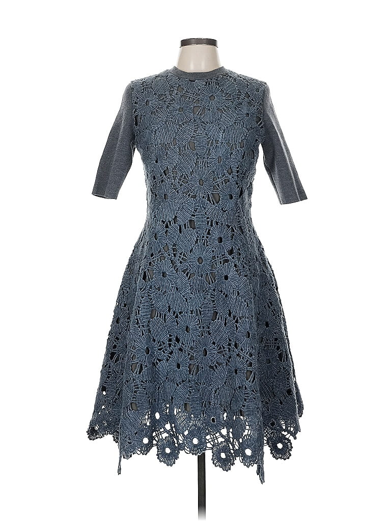 Click to view more detailed imagery on our partner's website Pre-owned Lela Rose Cocktail Dress In Blue
