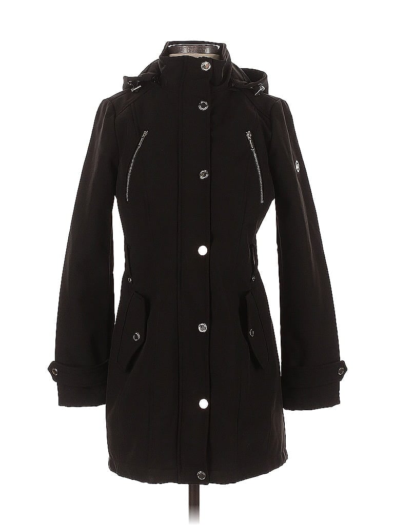 Pre-owned Michael Michael Kors Coat In Black