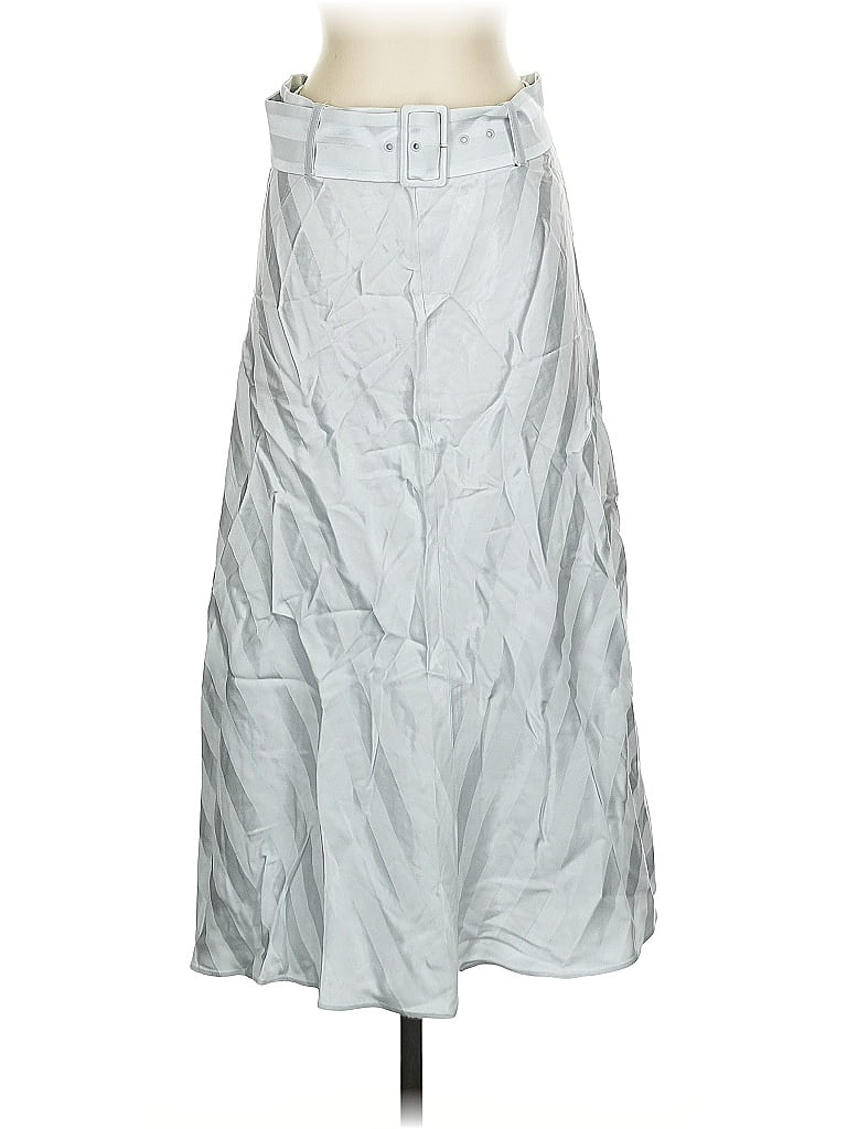 Pre-owned Intermix Casual Skirt In Gray