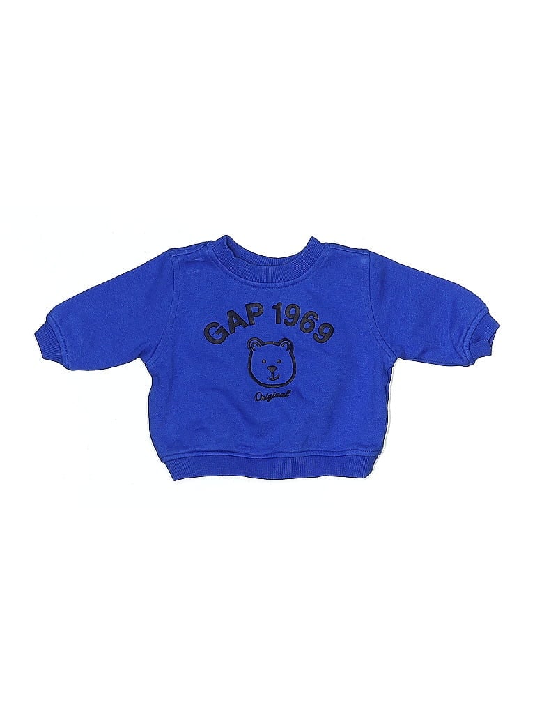 Pre-owned Baby Gap Babies' Pullover Sweater In Blue