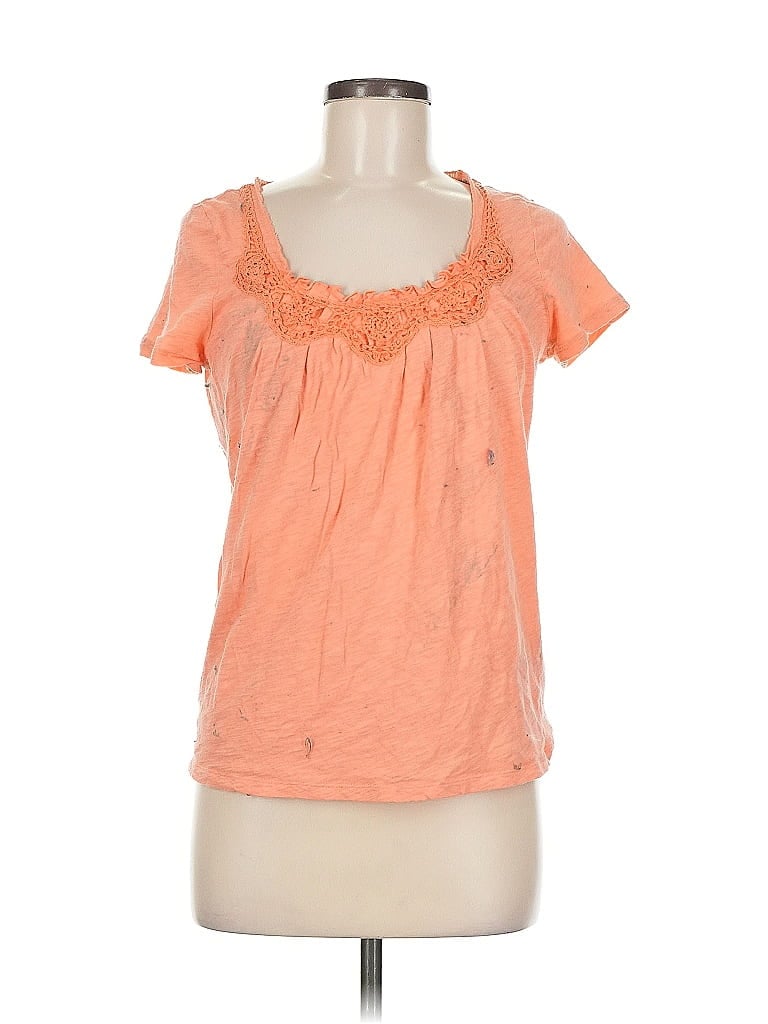 Pre-owned Talbots Short Sleeve T-shirt In Orange