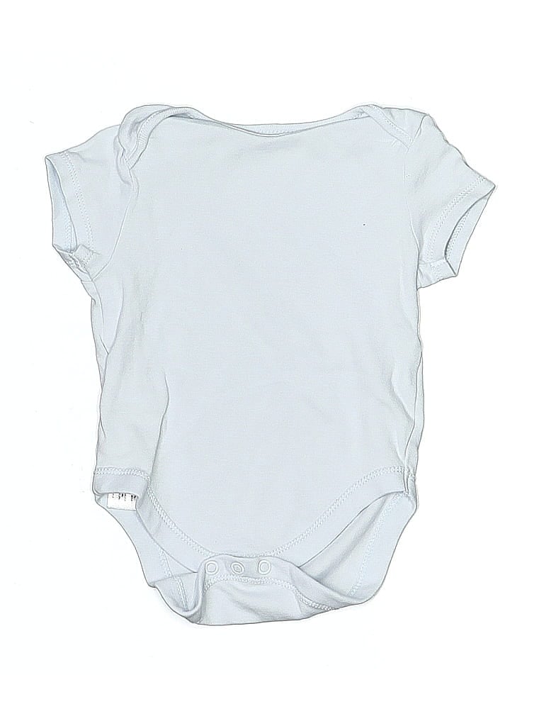 Pre-owned Primark Babies' Short Sleeve Onesie In Blue