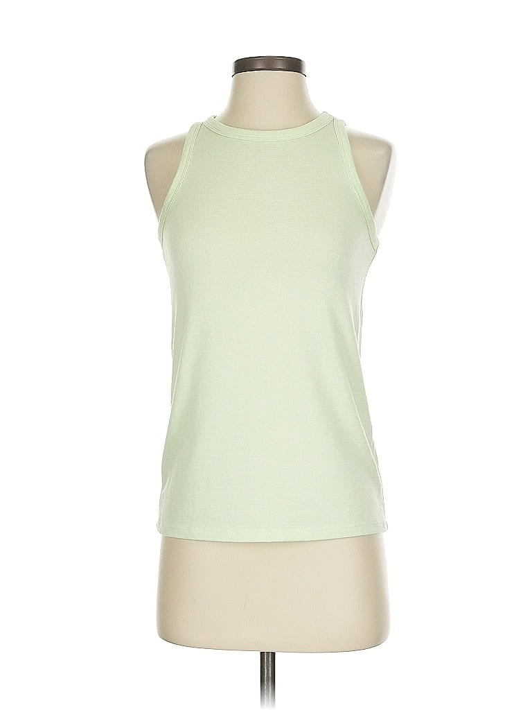 Pre-owned Gap Tank Top Green Halter Neckline Tops