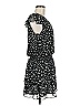 1.State 100% Polyester Hearts Black Casual Dress Size M - photo 4