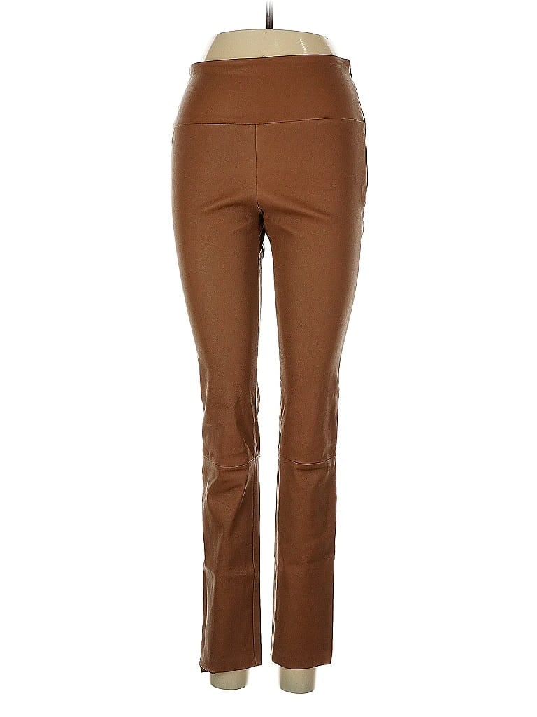 Pre-owned Theory Active Pants In Brown