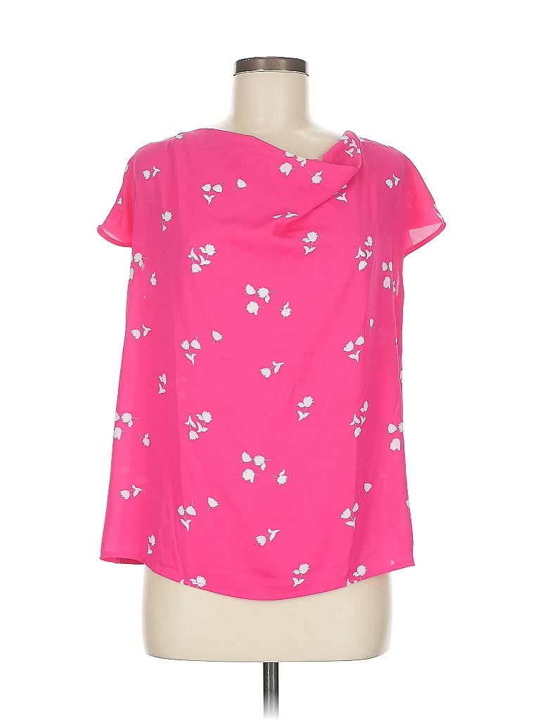 Click to view more detailed imagery on our partner's website Pre-owned Ann Taylor Factory 3/4 Sleeve Blouse In Pink