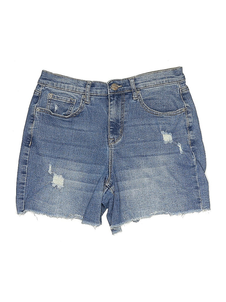 Click to view more detailed imagery on our partner's website Pre-owned Nanette Lepore Denim Shorts In Blue