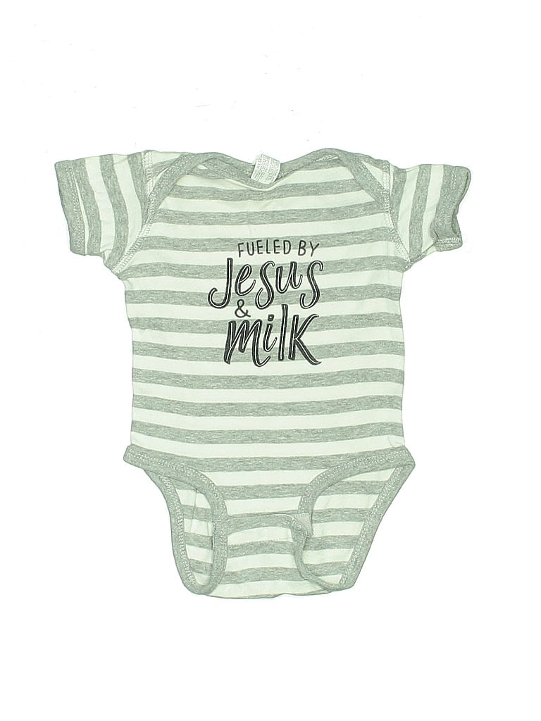 RABBIT SKINS Pre-owned Babies' Short Sleeve Onesie In Green