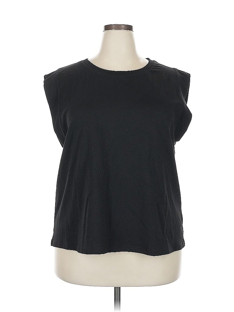 Pre-owned Miholl Sleeveless T-shirt In Black