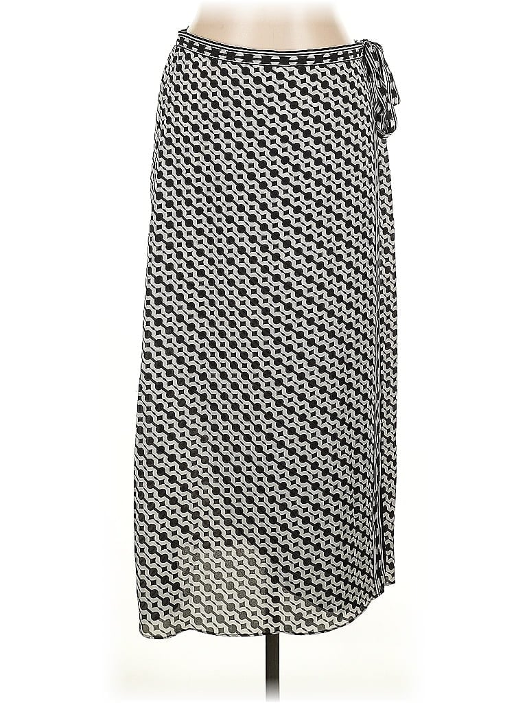 Pre-owned Max Studio Casual Skirt In Silver