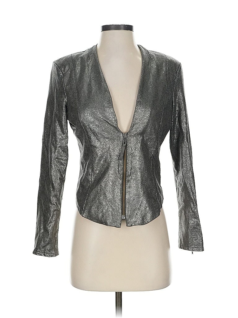 Pre-owned Trouve Jacket In Silver