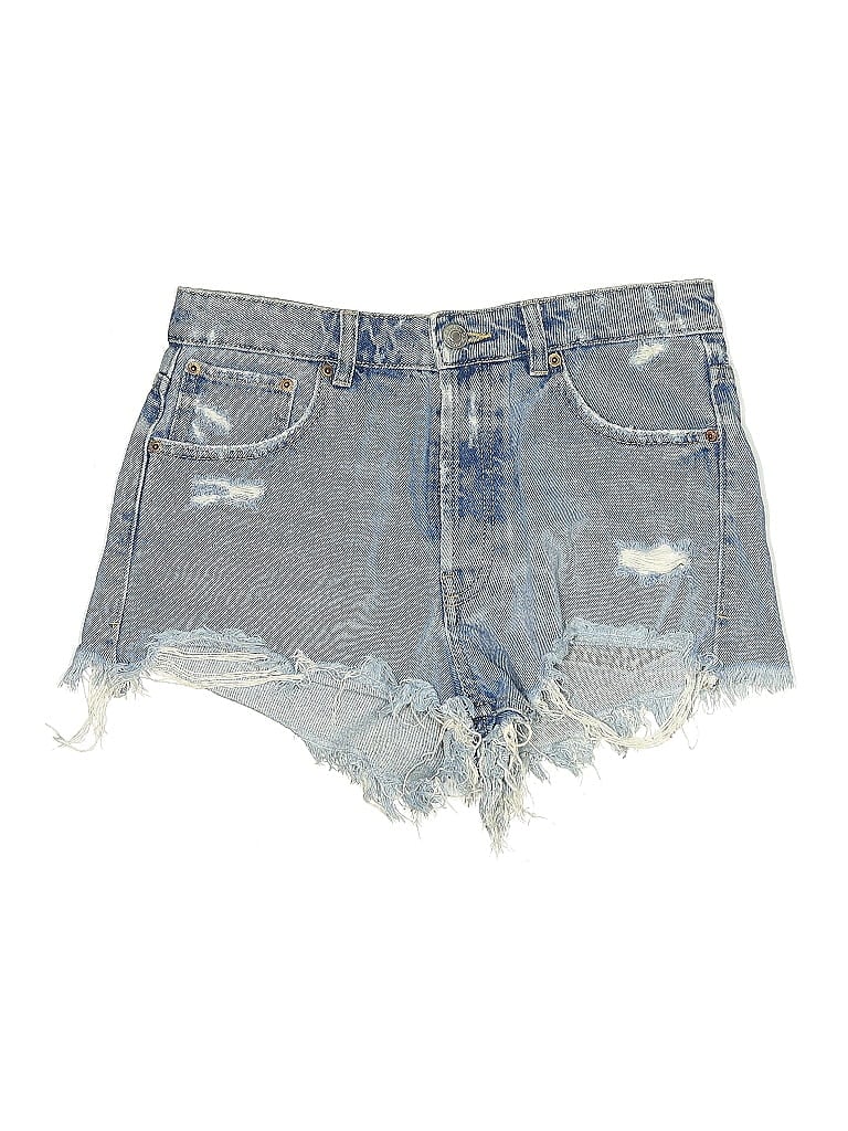 Click to view more detailed imagery on our partner's website Pre-owned Zara Denim Shorts In Blue