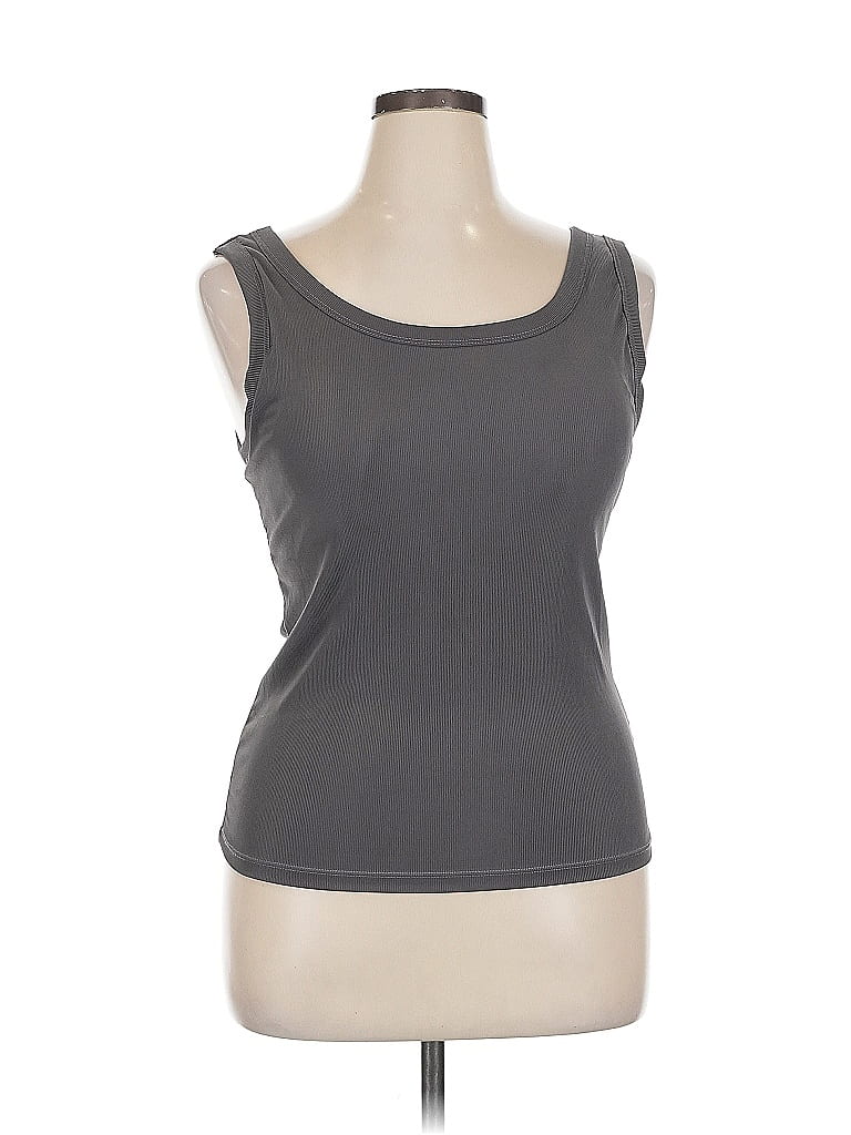 Pre-owned Unbranded Sleeveless T-shirt In Gray