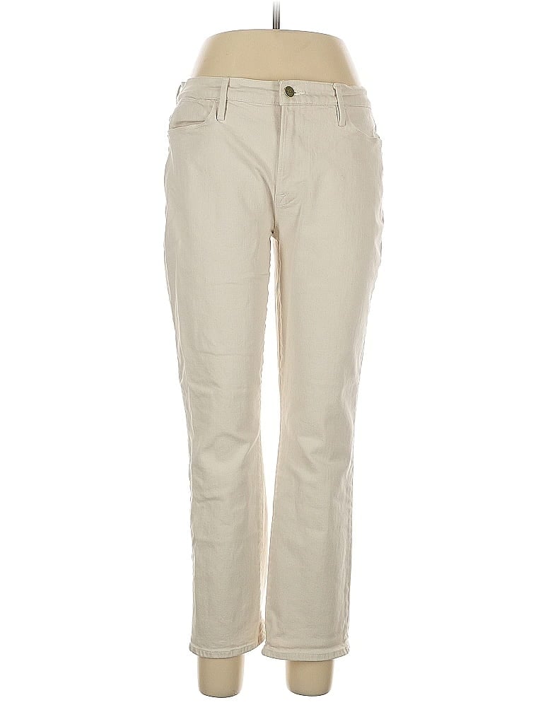 Pre-owned Frame Khaki Pant In White