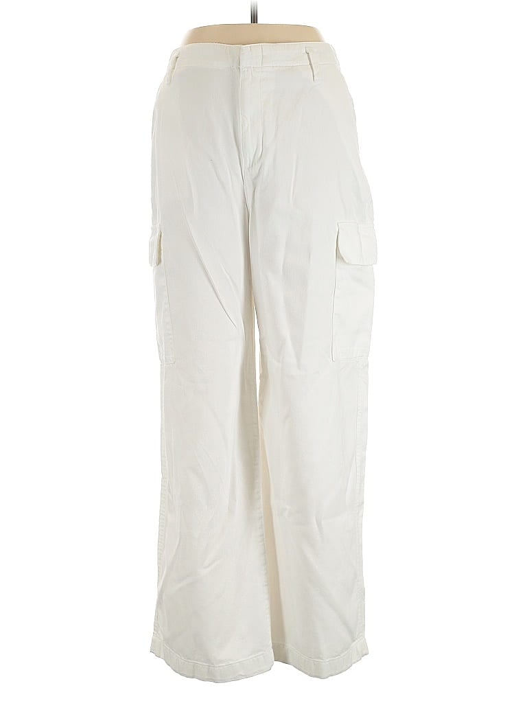 Pre-owned Gap Cargo Pants In White
