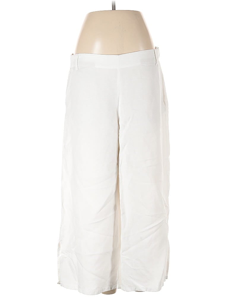 Pre-owned Jjill Linen Pants In White