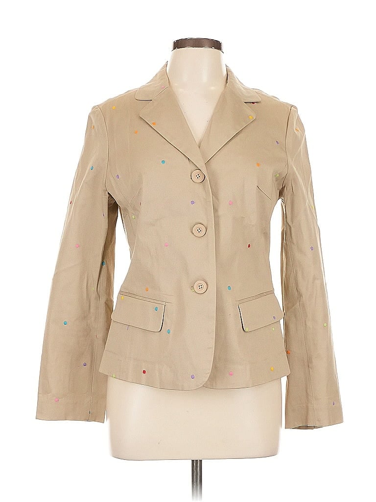 Pre-owned Rafaella Blazer Jacket In Brown