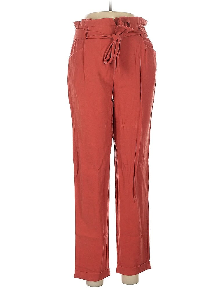 Pre-owned Zara Trf Casual Pants In Red