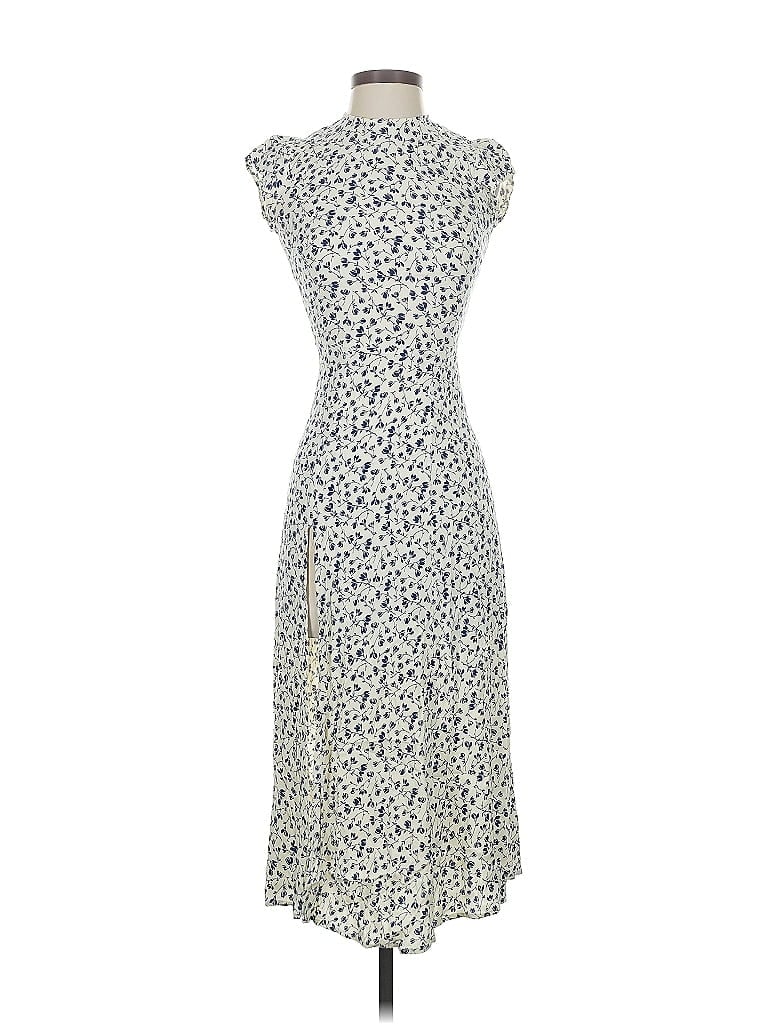 Pre-owned Reformation Casual Dress In White