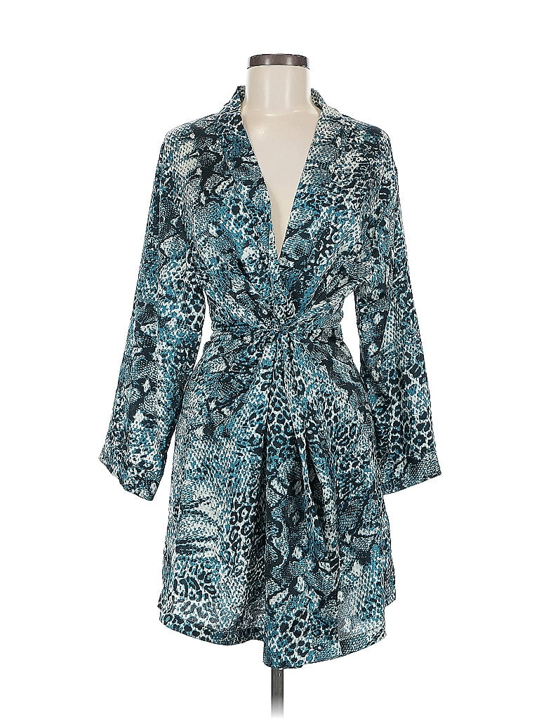 Pre-owned Assorted Brands Kimono In Blue