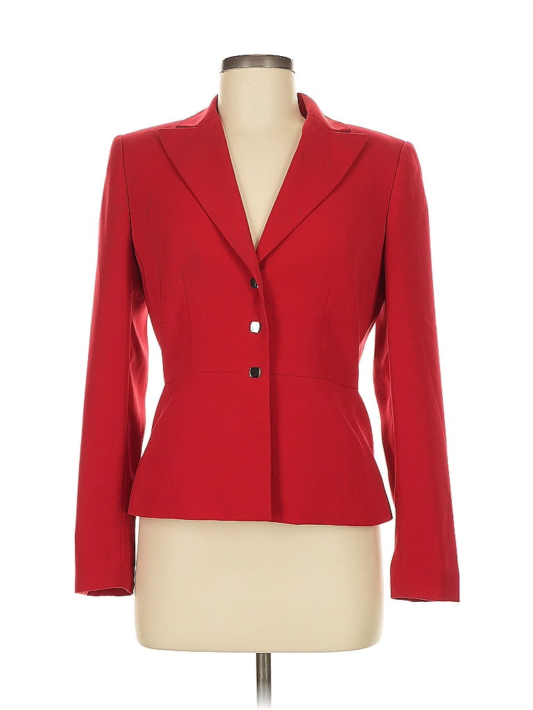 Pre-owned Tahari By Asl Blazer Jacket In Red