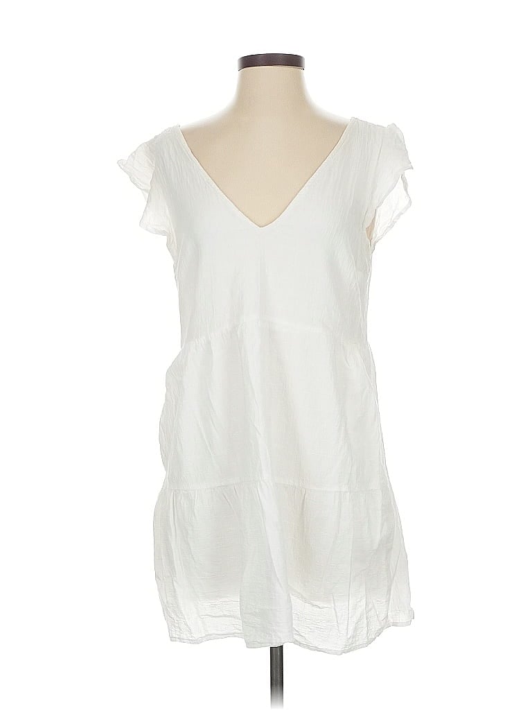 Pre-owned Abercrombie & Fitch Casual Dress In White