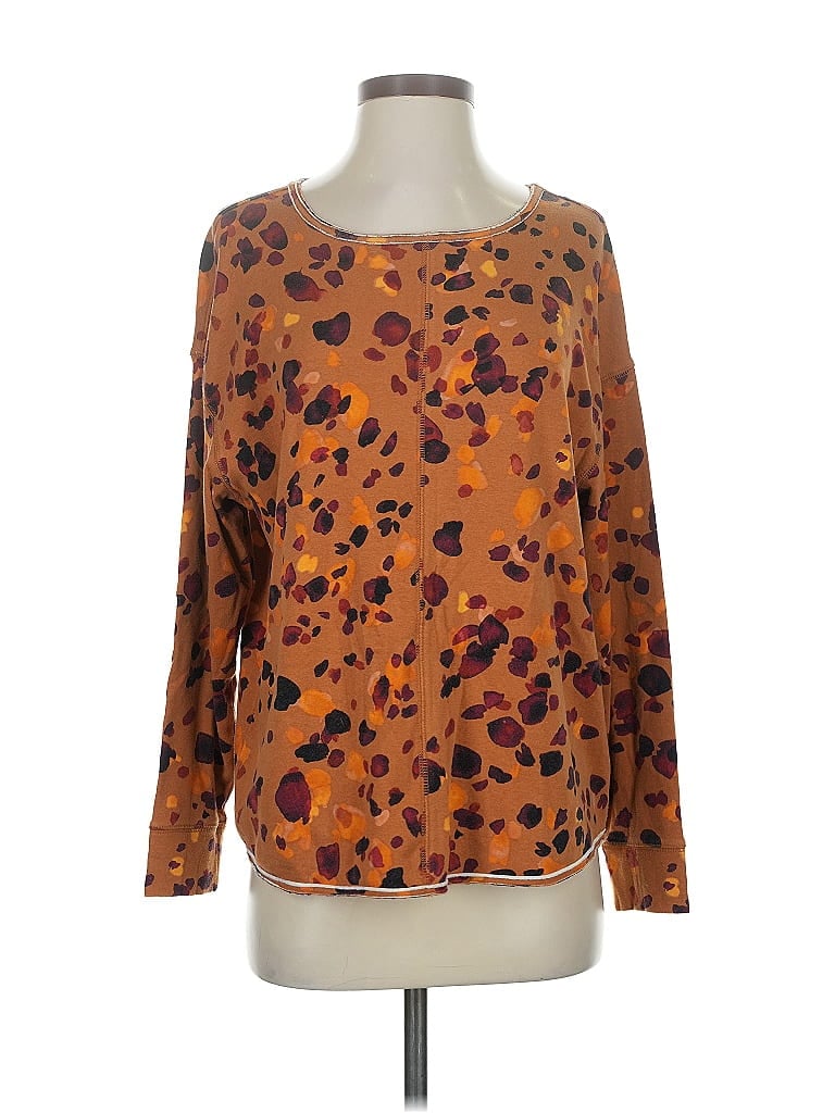 Pre-owned Westbound Long Sleeve T-shirt In Brown