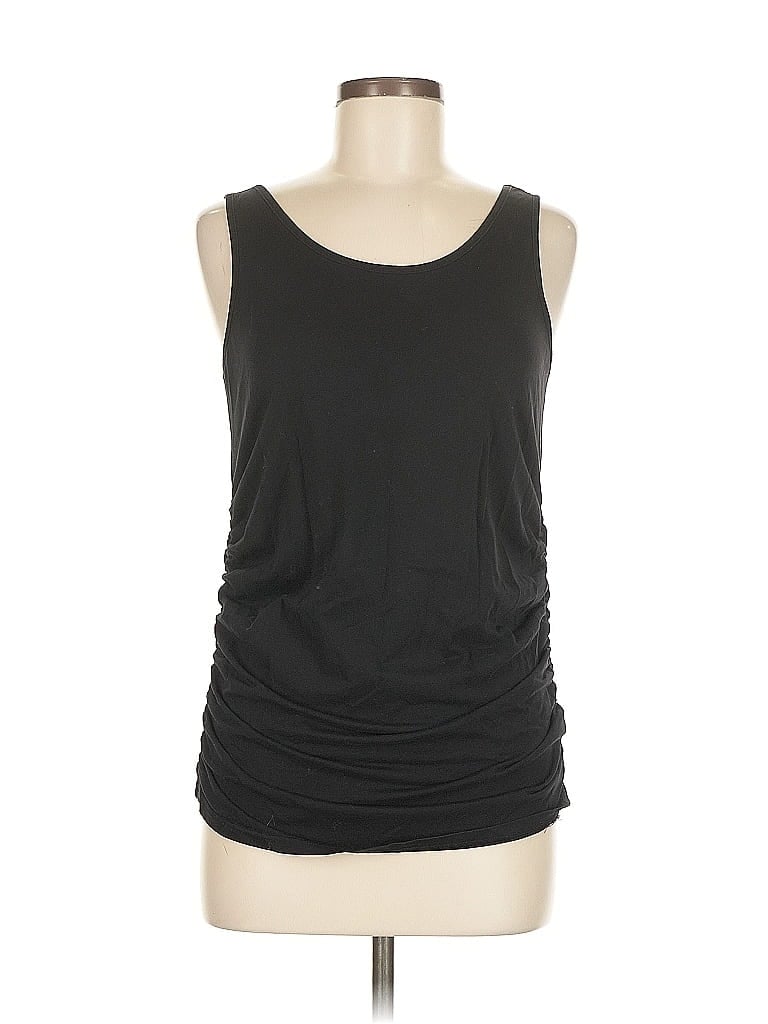 Pre-owned Unbranded Sleeveless T-shirt In Black