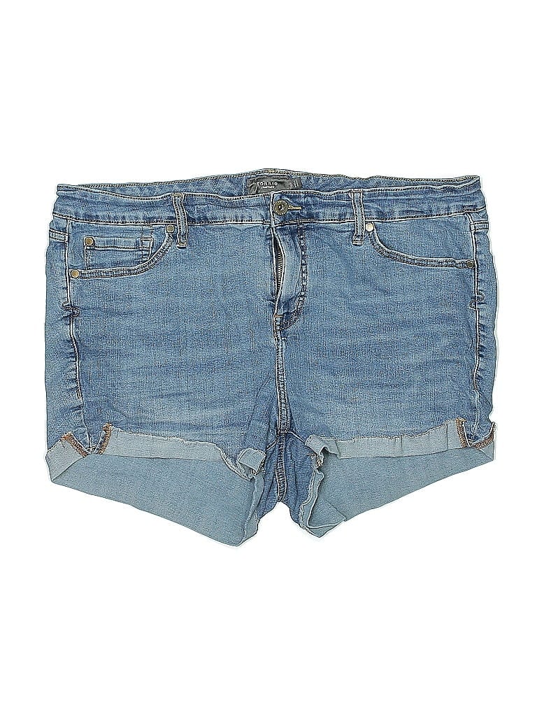 Pre-owned Torrid Denim Shorts In Blue