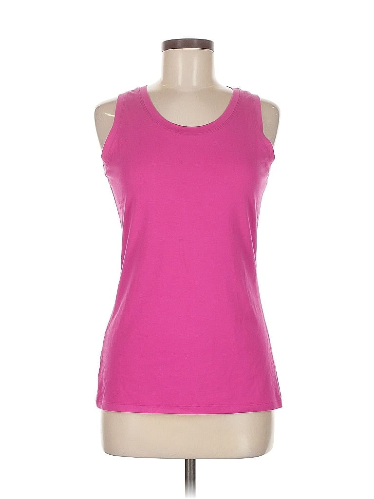Pre-owned Lucy Tank Top Pink Halter Neckline Tops