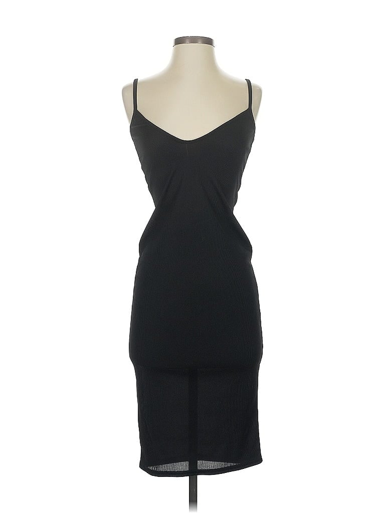 Pre-owned Prettylittlething Cocktail Dress In Black