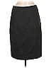 Pink Tartan Solid Black Wool Skirt Size 6 - photo 1