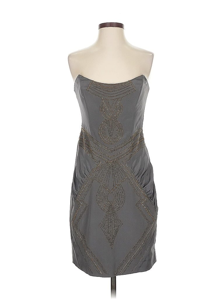Click to view more detailed imagery on our partner's website Pre-owned Nicole Miller Cocktail Dress In Gray