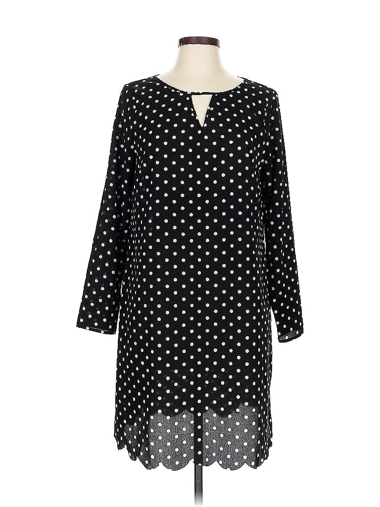Pre-owned Shein Casual Dress In Black
