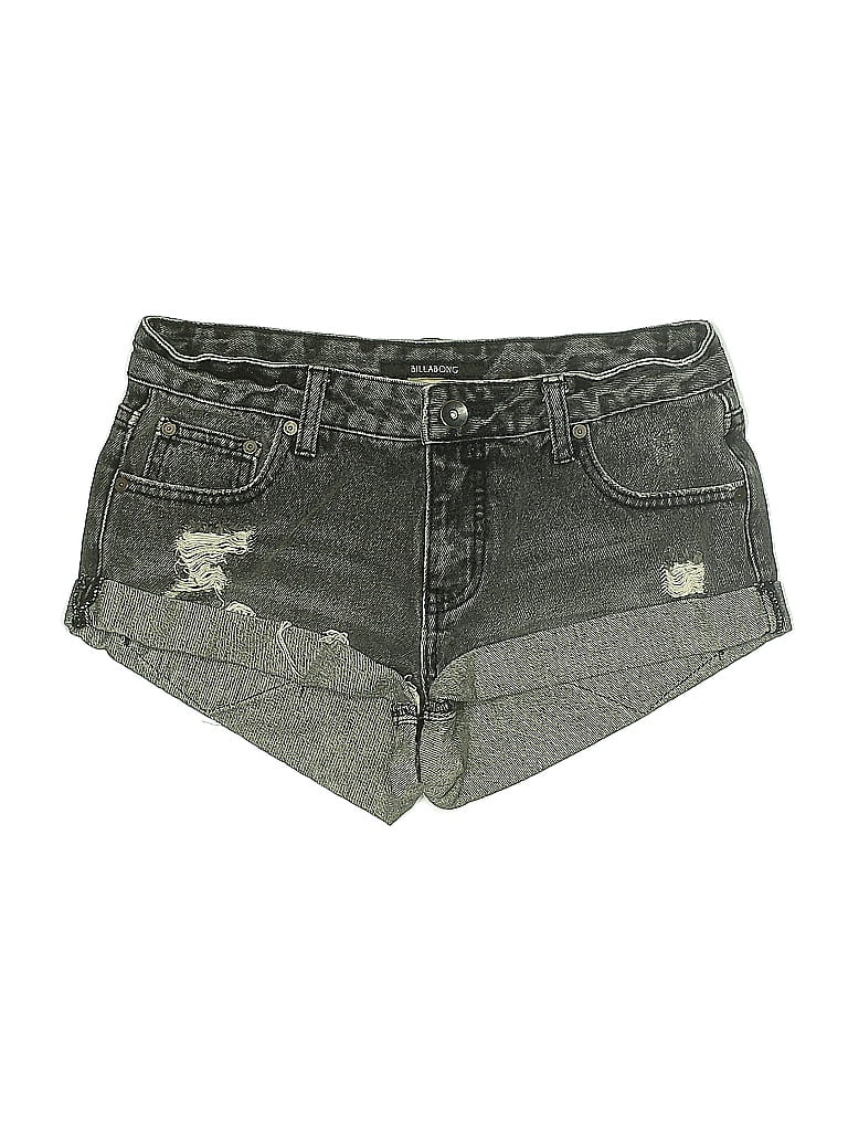 Pre-owned Billabong Denim Shorts In Gray
