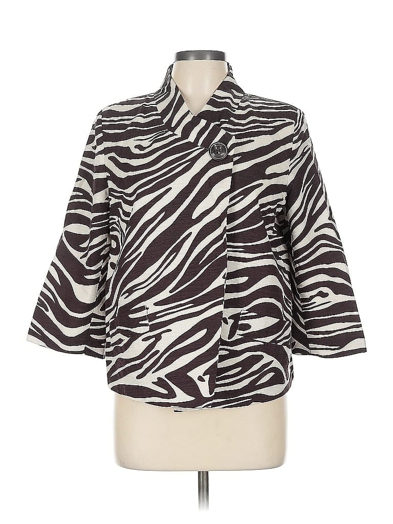 Pre-owned Scott Taylor Silk Blazer Jacket In White