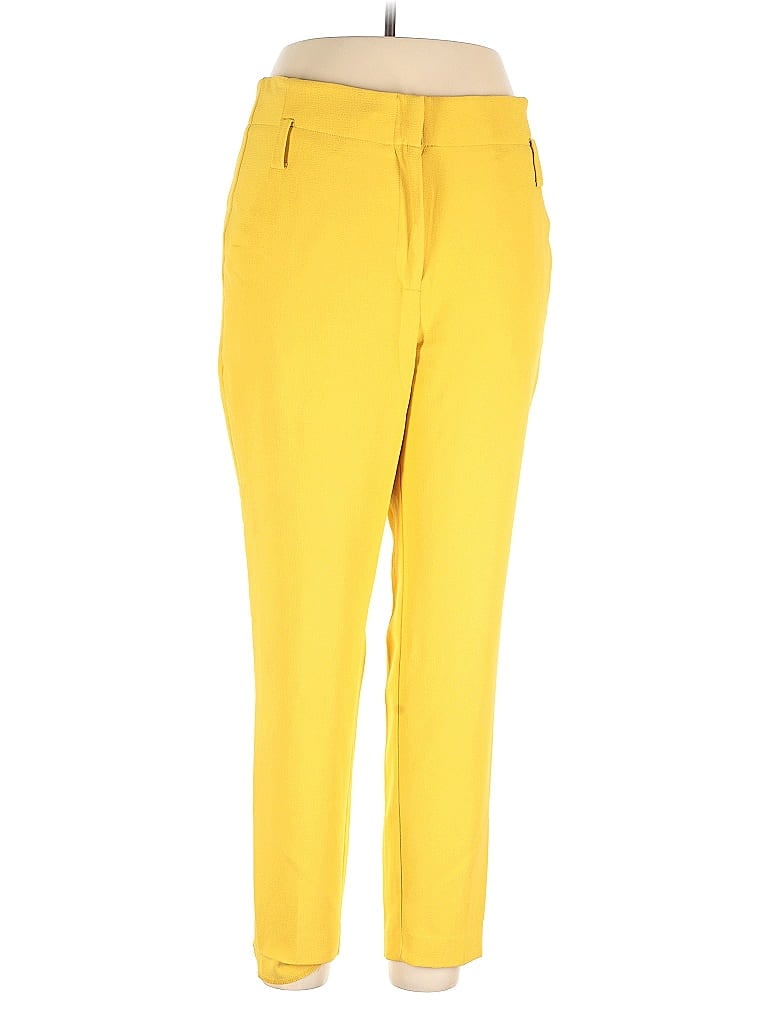 Pre-owned 7th Avenue Design Studio New York & Company Casual Pants In Yellow