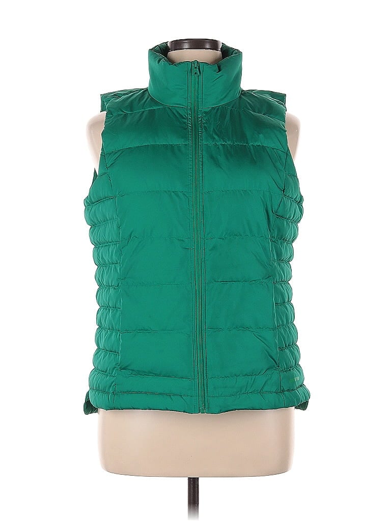 Pre-owned Lands' End Kids'  Vest In Green