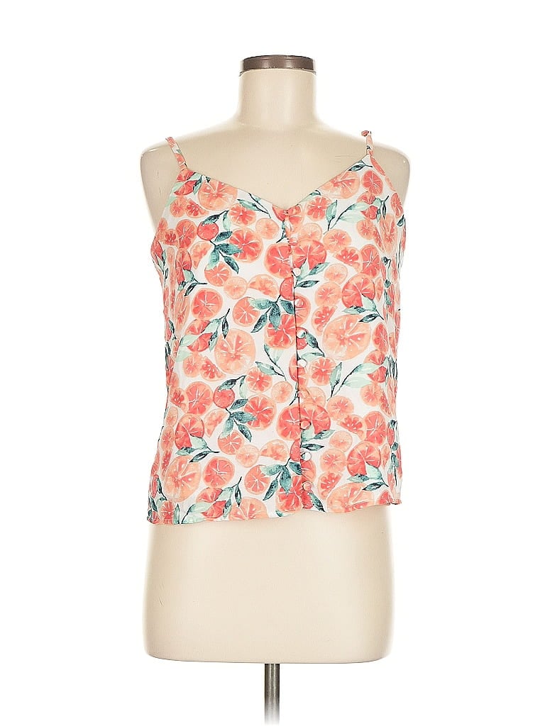 Pre-owned Maison Jules Sleeveless Blouse In Orange