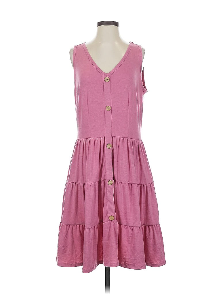 Pre-owned Simply Noelle Casual Dress In Pink