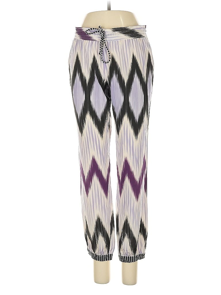 Pre-owned Calypso St Barth Silk Pants In Purple