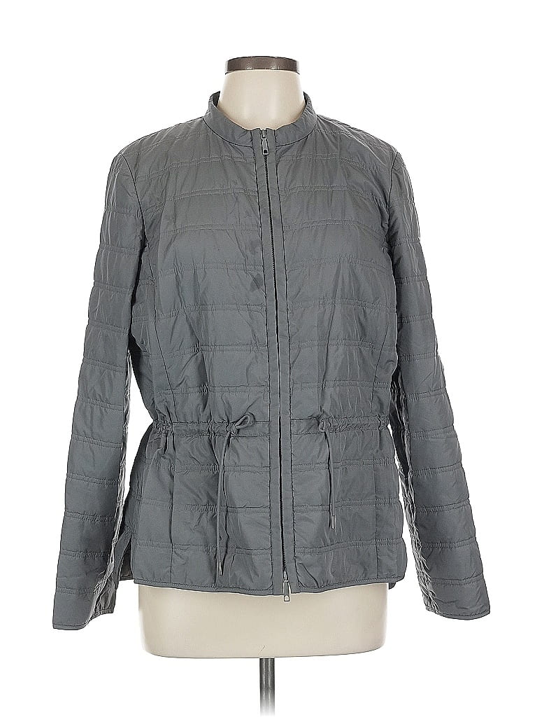 Pre-owned Lafayette 148 Jacket In Gray